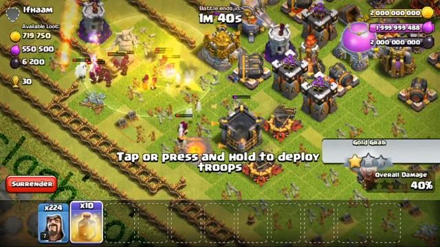clash of clans wizard best attack (game planet) смотреть онлайн