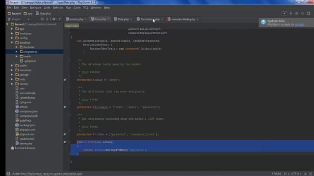 Laravel 5.1 (Windows) - 062 - fonctionnement package parsidev/entrust (autentication complexe) смотреть онлайн