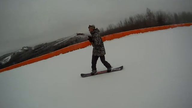 Snowboard Run in Kazan Ski Resort Nov 28 GOPR0210 смотреть онлайн