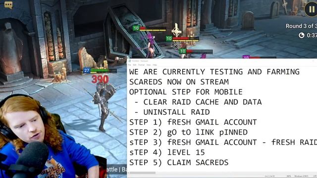 GET UNLIMITED SACRED SHARDS! Birthday Stream For RAID: Shadow Legends смотреть онлайн