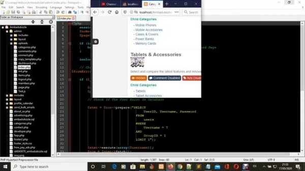 #1 E commerce Tutorial on PHP, HTML AND MYSQLI and free source codes