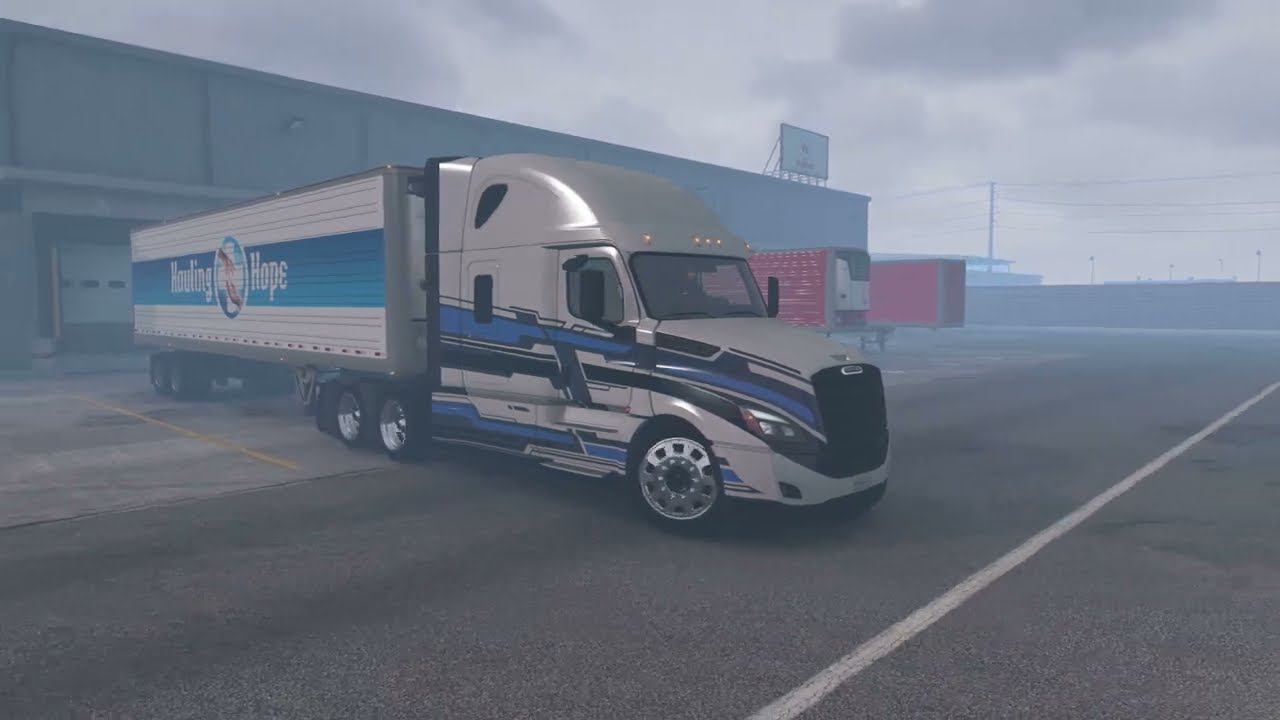 [ATS] Winter Cargo with Freightliner Cascadia by SCS смотреть онлайн