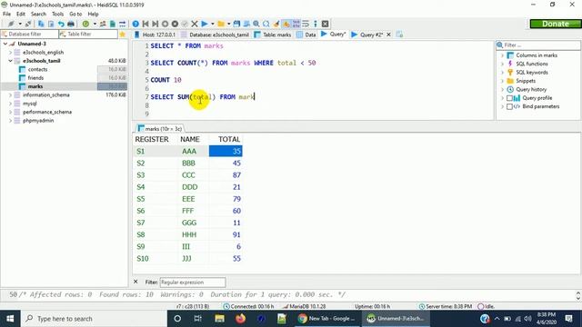 Find sum and average function | MySql Tutorial смотреть онлайн