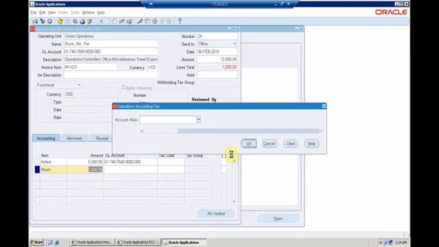 Oracle EBS Expense Report in Payables смотреть онлайн