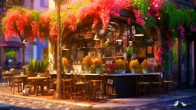 Work & Jazz Intrumental Music for Stress Relief, Study, Sleep ~ Sunset Coffee Ambience Jazz смотреть онлайн