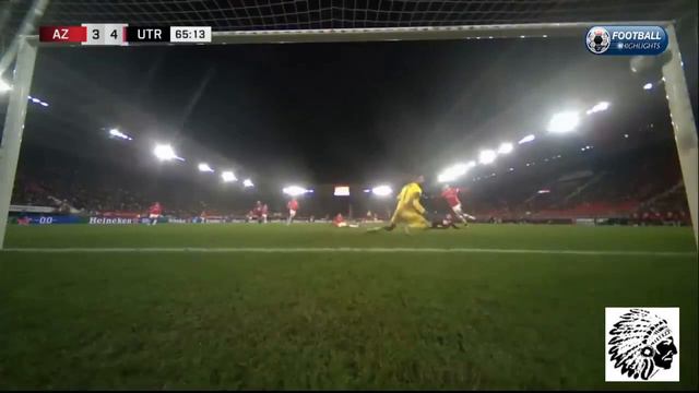 AZ Alkmaar vs FC Utrecht 5-5 Hіghlіghts & All Gоals hat-trick Pavlidis-Douvikas смотреть онлайн