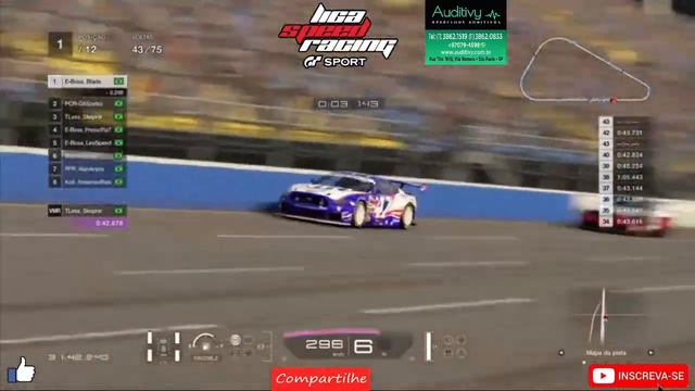 LIGA SPEED RACING - NASCAR GT SPORT - 1 ETAPA - BLUE MOON BAY SPEEDWAY - NARRAÇÃO : LEANDRO FIM смотреть онлайн