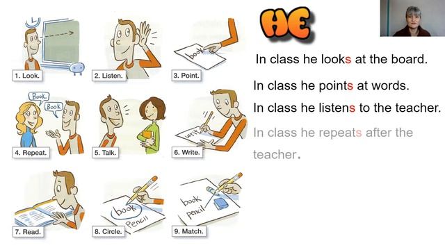 15 Английский с нуля с упражнениями. Present Simple. Spelling rules for suffix -s. смотреть онлайн