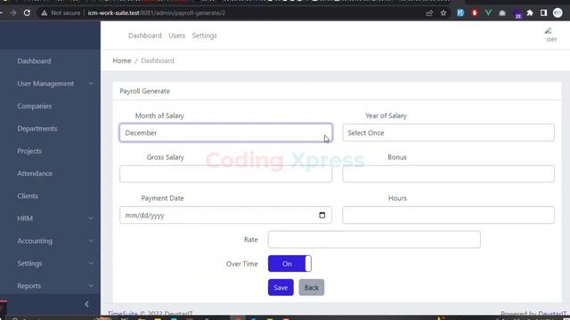 Laravel HRM Payroll Salary Generator System Demo Project | Laravel HRM Project | Coding Xpress смотреть онлайн