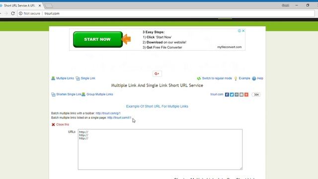Bulk URL Shortener To Shorten Multiple Links TRSURL Short URL Service смотреть онлайн