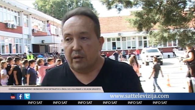 ODRŽANA AKCIJA ZAJEDNO I BEZBEDNO KROZ DETINJSTVO U ŠKOLI IVO LOLA RIBAR U VELIKOM GRADIŠTU смотреть онлайн
