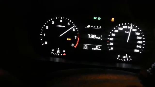 Hyundai Sonata 2.4 0-180km/h