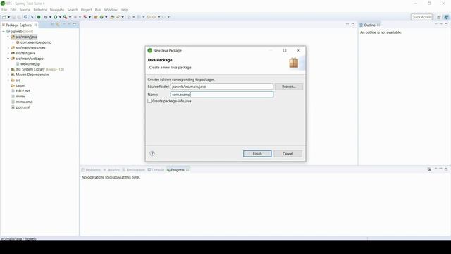 How to set up Spring Boot Web project with JSP template engine смотреть онлайн
