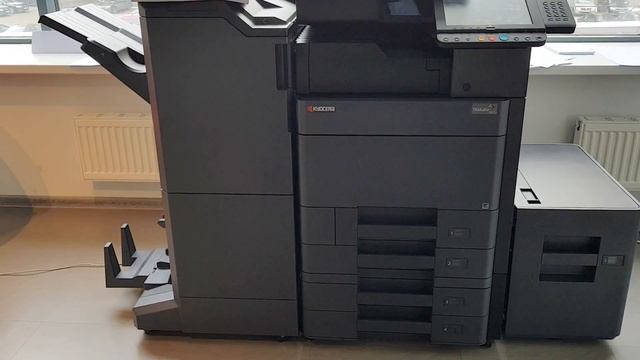 Печать брошюры на Kyocera TaskAlfa 4002 смотреть онлайн