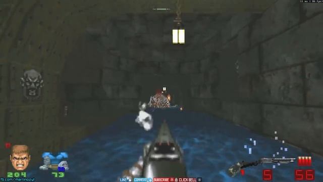 BRUTAL DOOM v21 SCHISM - Paladin carnage in Verdant Citadel [100% SECRETS] смотреть онлайн