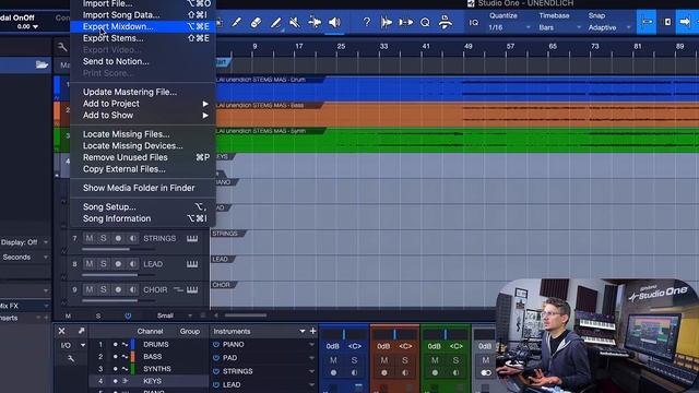 Studio One 5.2 Show Page Overview