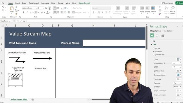 How to Make a VALUE STREAM MAP in Excel (PLUS more than 25 VSM ICONS!) смотреть онлайн