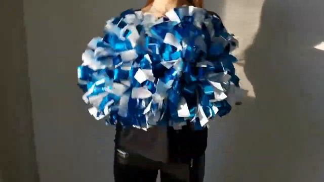 ПРМЛ105 стандарт. Помпон для черлидинга одинарный на ручке. ЛЮКС (премиальный). смотреть онлайн