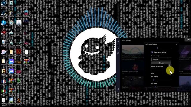 Advanced And Customizable Audio Visualizer For Lively Wallpaper ( Download Link )