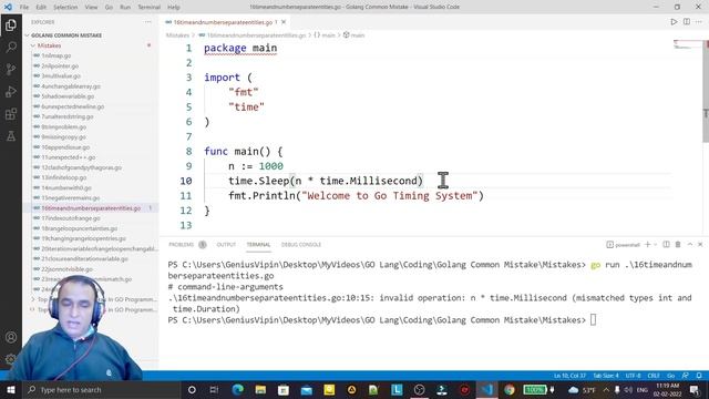 Mismatched Types int and time.Duration in Golang | Common Mistake in Golang | Dr Vipin Classes смотреть онлайн