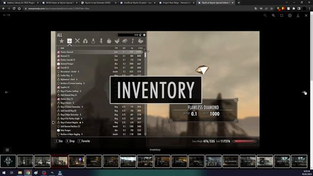 Skyrim SE Как устанавливать моды на Скайрим в 2023 на примере переработки интерфейса смотреть онлайн