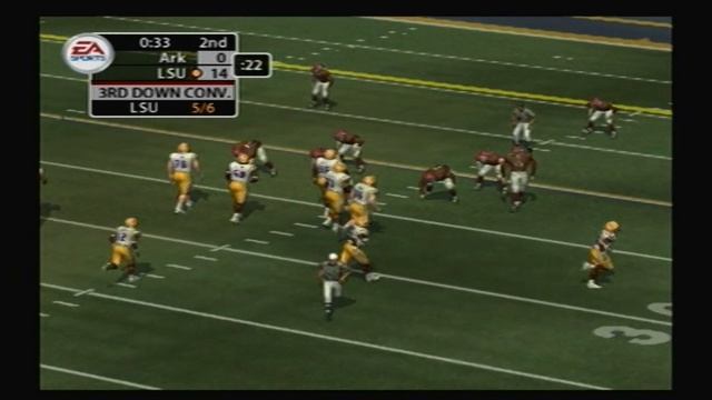NCAA Football 2005 Rivalry game - Arkansas vs LSU смотреть онлайн
