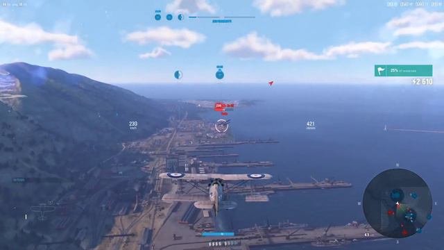 World of Warplanes tier I British Goldfinch **First time playing** смотреть онлайн