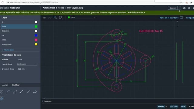 AutoCAD Online Como abrir, guardar y compartir archivos смотреть онлайн