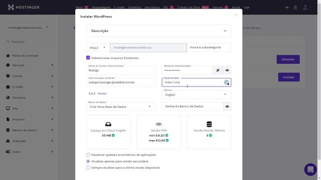 Como Instalar o WordPress na Hostinger (2024) - Hostinger Brasil смотреть онлайн