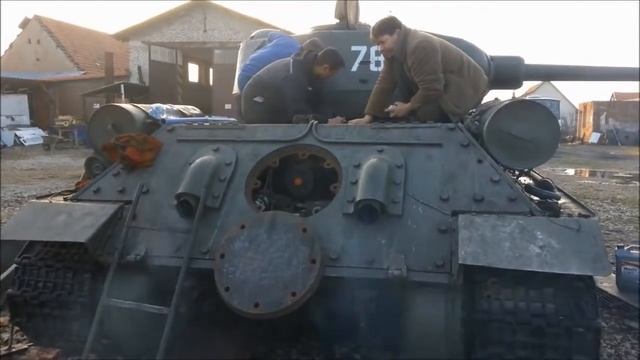 Т34 COLD START 1 Как завести танк Т34 смотреть онлайн