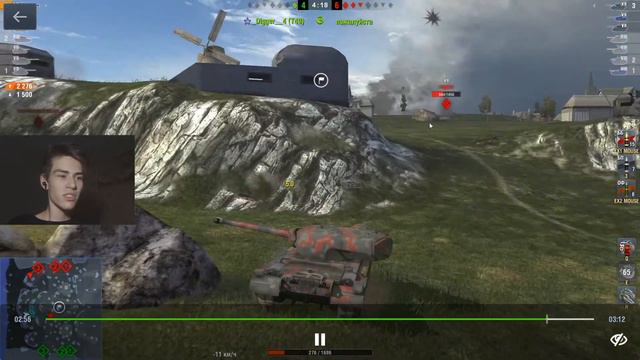 ...На поле танки грохотали, Темная ночь, Враги сожгли родную хату... - World of Tanks BLITZ смотреть онлайн