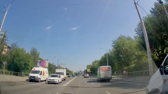 Поездка на автомобиле из Тюмени в посёлок Боровский смотреть онлайн