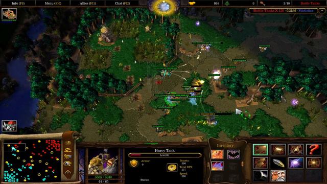 Warcraft 3 Battle Tanks, слишком много фейлов для одной игры смотреть онлайн