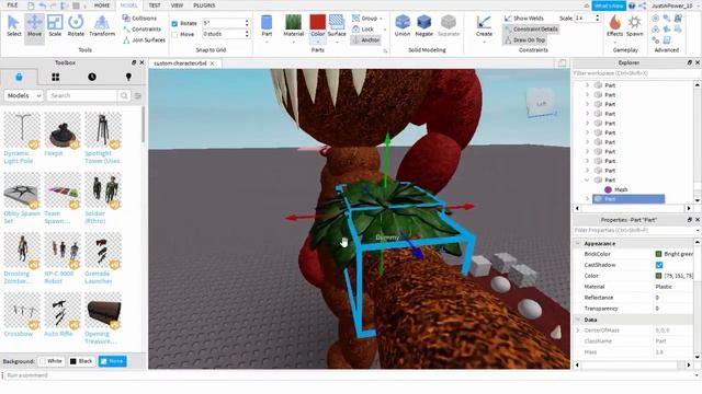 Roblox studio : How make character monster смотреть онлайн