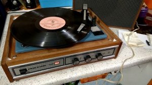 Электрофон "Россия-323". Проигрыватель виниловых дисков ("пластинок"). После полной профилактики.