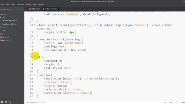 Bootstrap step by step in Bangla | Class 7 (Part 1) Parallax Creation смотреть онлайн