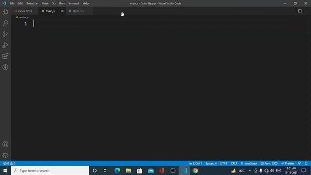 color flipper javascript | javascript project for beginners смотреть онлайн