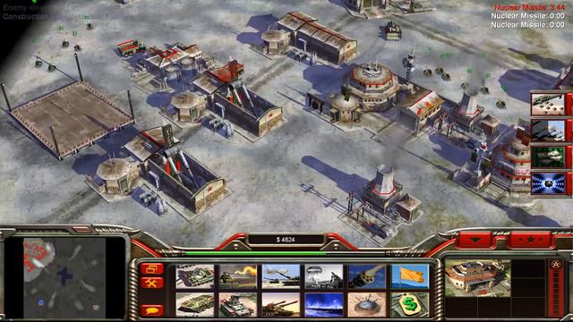 C&C Generals - 1 vs. 7 Brutal Enemies on Whiteout (China) смотреть онлайн