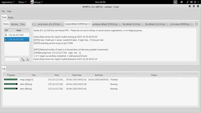 Vulnerability Scanning with Sparta on Kali смотреть онлайн