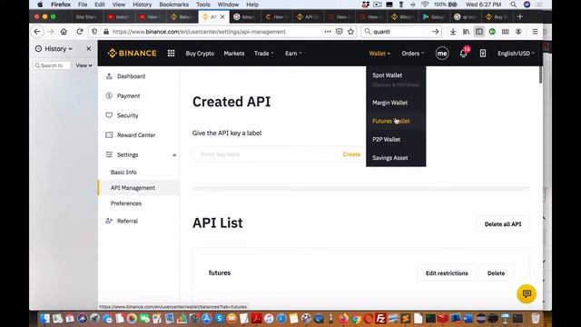 Binance register deposit and API access keys смотреть онлайн