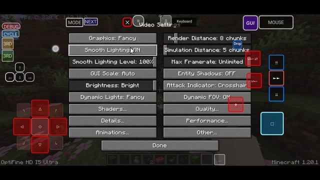 Instalé y probé OptiFine en PojavLauncher 1.20.1 para SUBIR FPS, PERO... смотреть онлайн