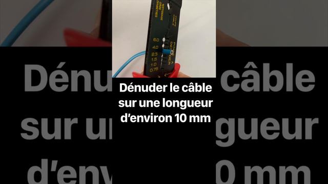 Comment sertir une cosse électrique / pince à dénuder смотреть онлайн
