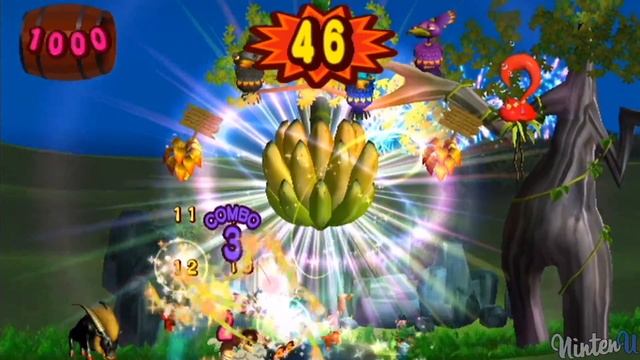 Donkey Kong Jungle Beat (Wii) - 100% Walkthrough Part 20 - Banana Banquet смотреть онлайн
