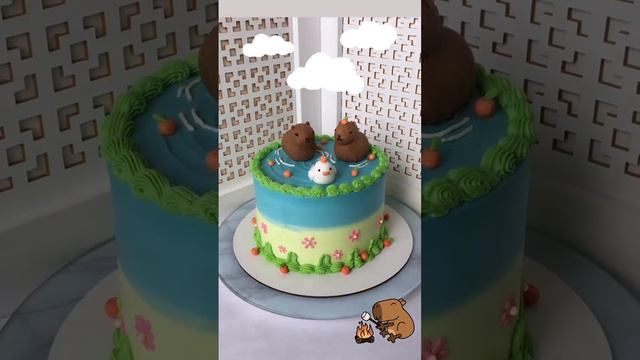 Торт с капибарой