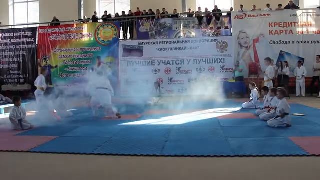 21 первенство г. Белогорск по Киокусинкай Карате смотреть онлайн