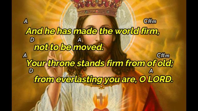 Responsorial Psalm November 21 2021 The Solemnity of Our Lord Jesus Christ, King of the Universe смотреть онлайн