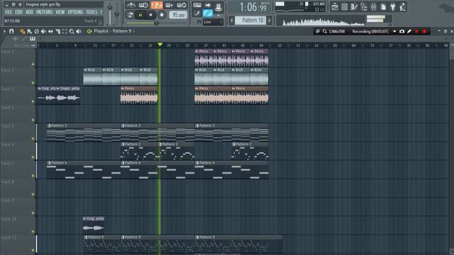 FL Studio Project 66: Enigma elements Feat.Enigma Flute and Gregorian vocals смотреть онлайн