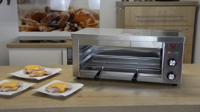 Beeketal Salamander Überbackgerät Toaster Grill Ofen Backgrill Salamandergrill смотреть онлайн