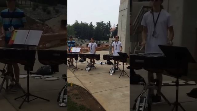 JMU SBC 2014-Varsity Drumline Warm Up