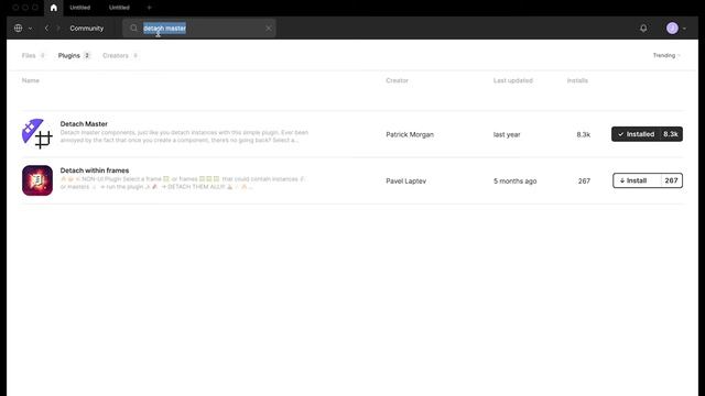 How to Detach a Component in Figma | Figma Tutorial смотреть онлайн